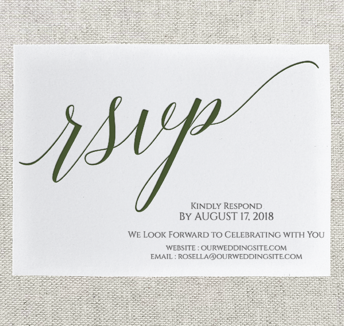 RSVP Card (Extra)