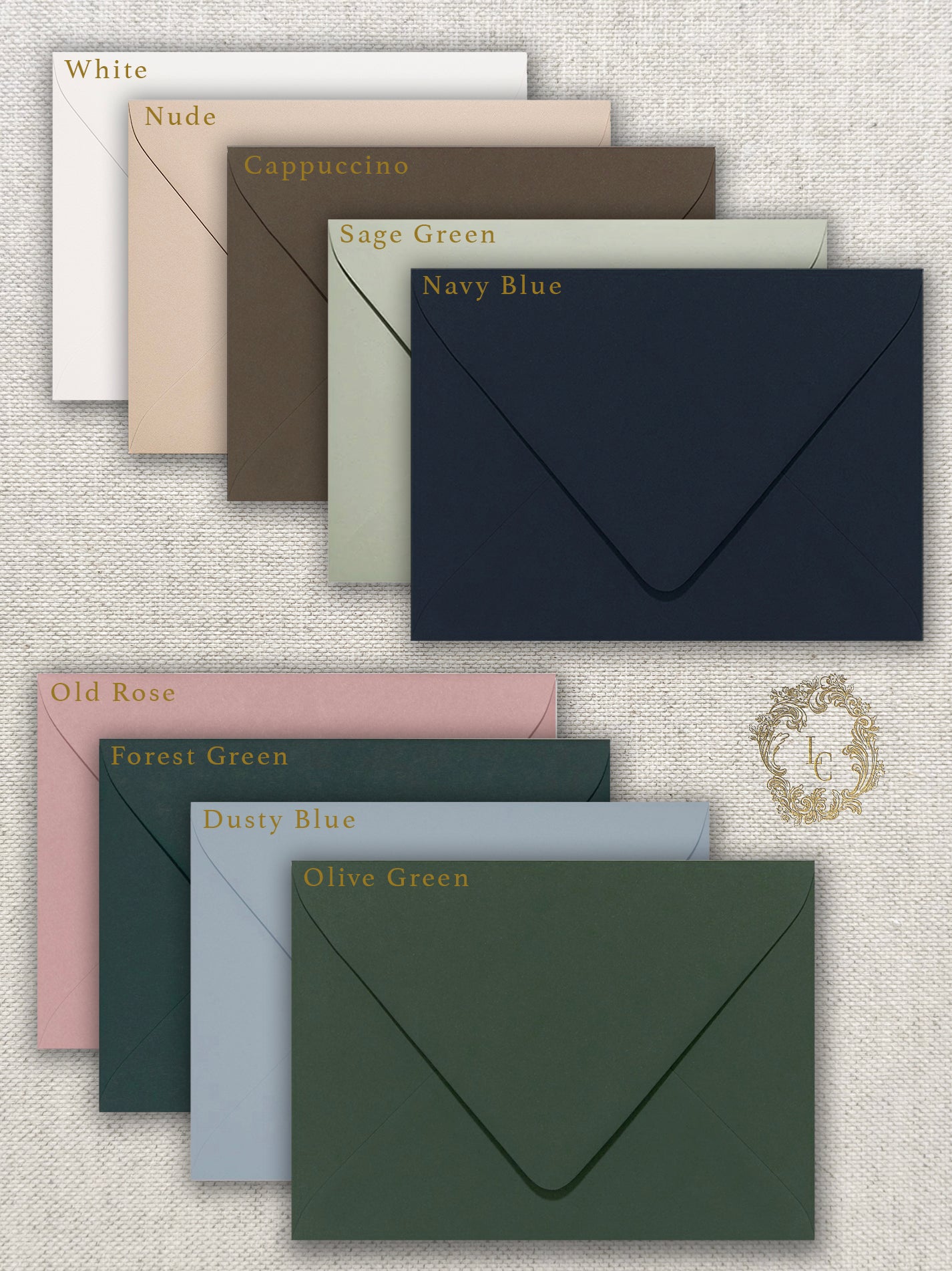 Gold Foil Gift Voucher - Set of 5