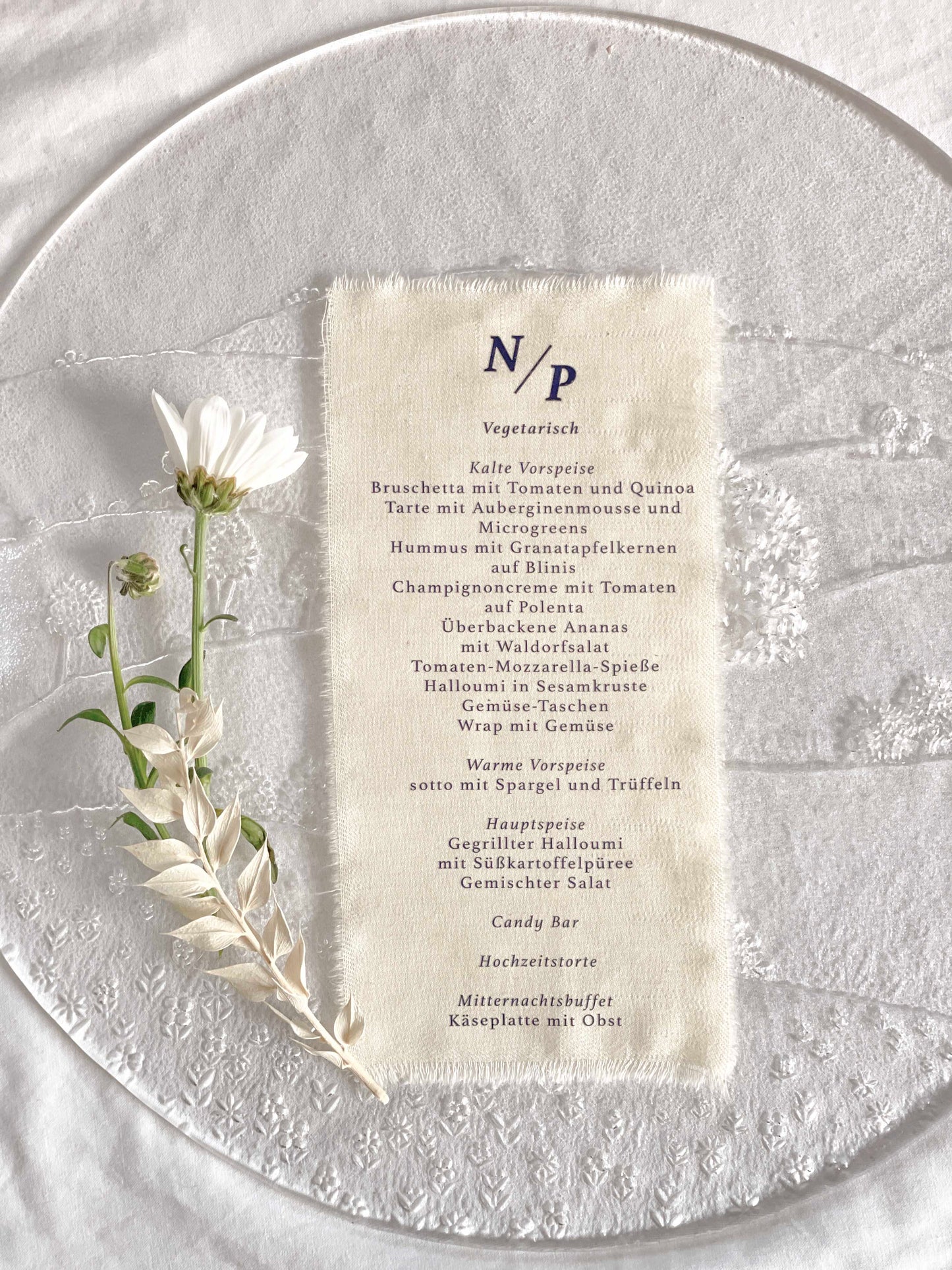 Fabric Individual Menu