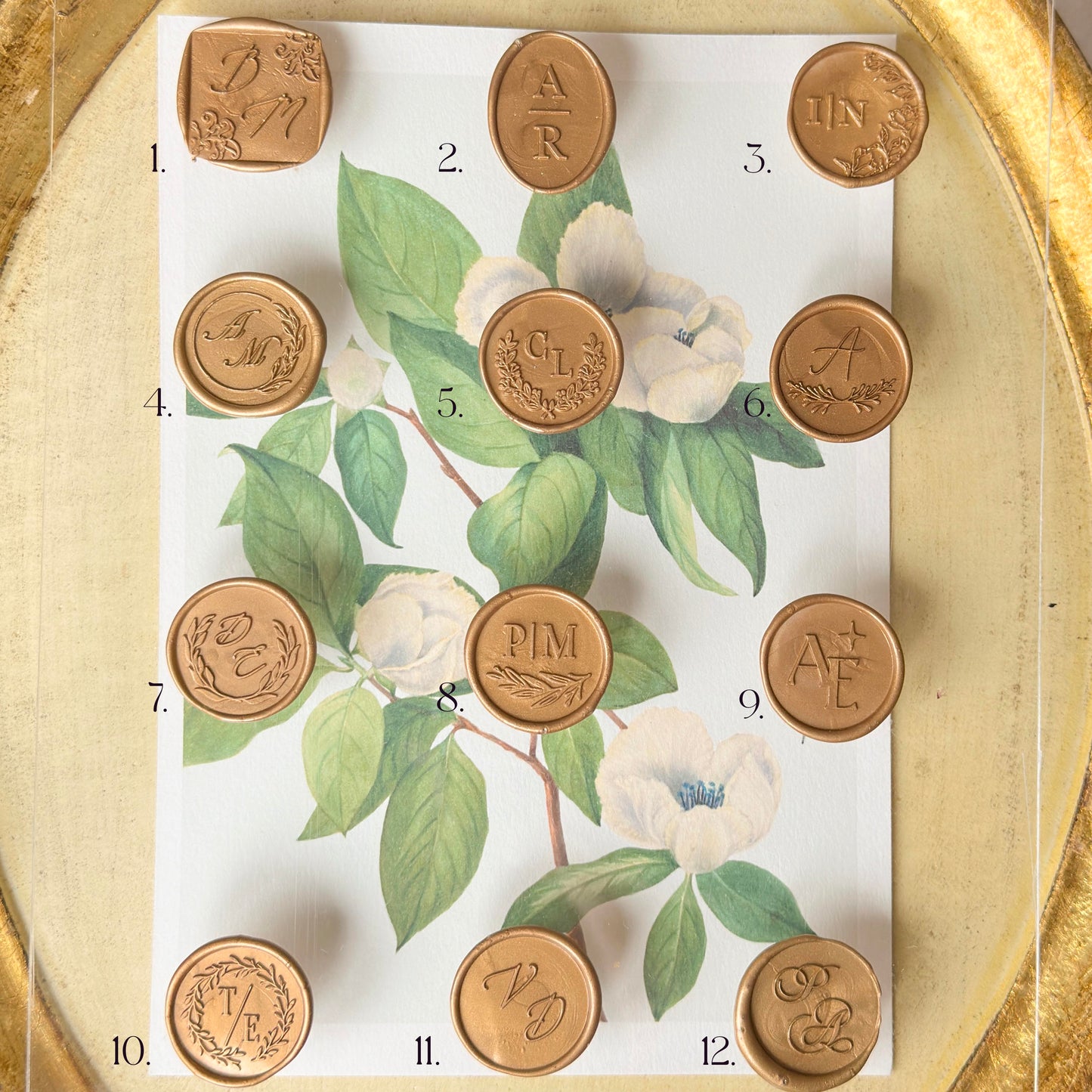 Custom wax seal