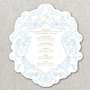 Romantic Como Individual Menu