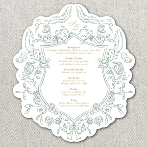 Romantic Como Individual Menu