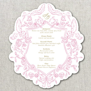 Romantic Como Individual Menu